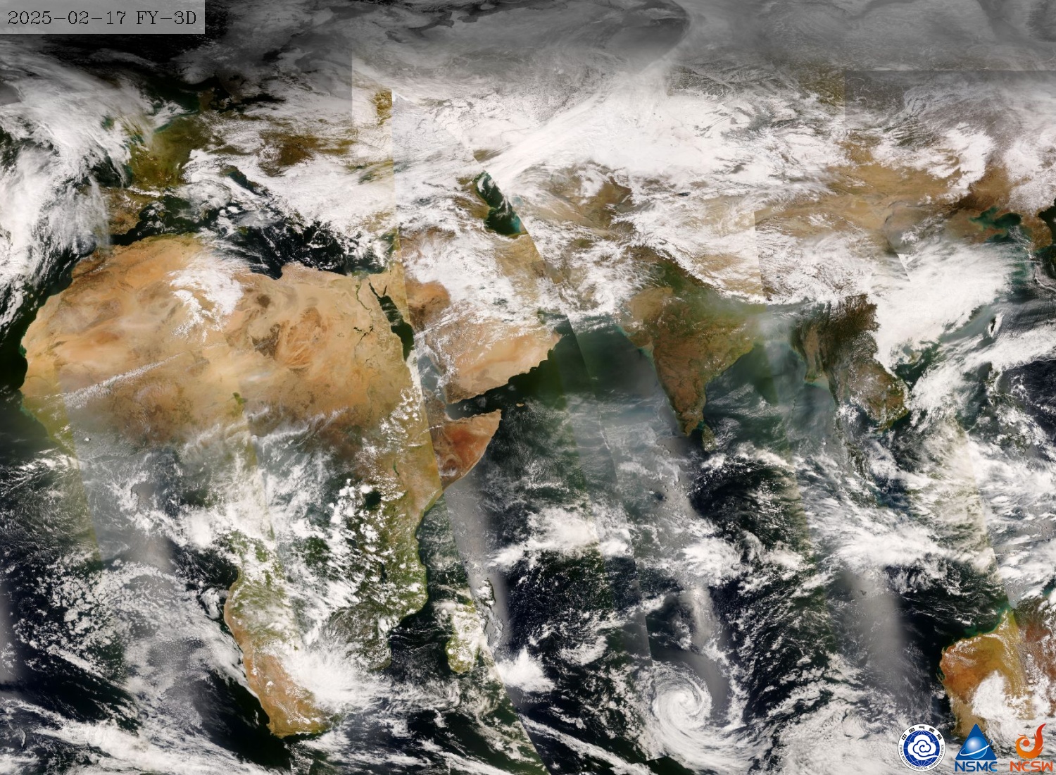 FY-3D regional image